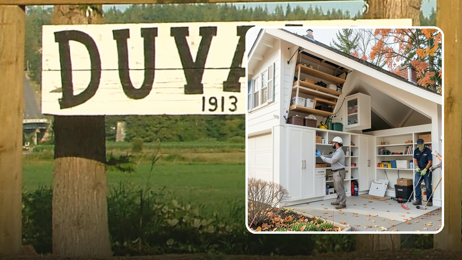 Garage Attic Storage in Duvall, King County, WA - Adding overhead attic storage and access to capture unused space above the garage.