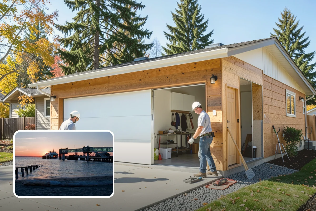Garage Attic Storage in Edmonds, Snohomish County, WA - Uses otherwise wasted overhead space
