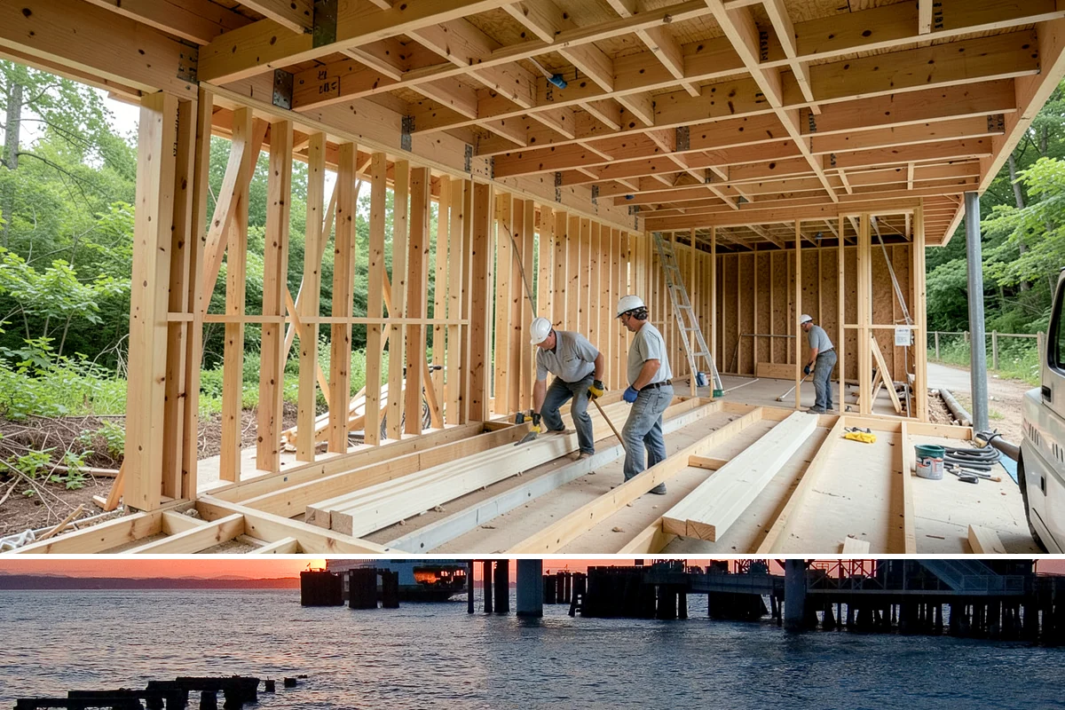 Garage Attic Storage in Edmonds, Snohomish County, WA - Overhead storage work happens year-round indoors, with fall a common choice for stowing summer gear before the wet season arrives.