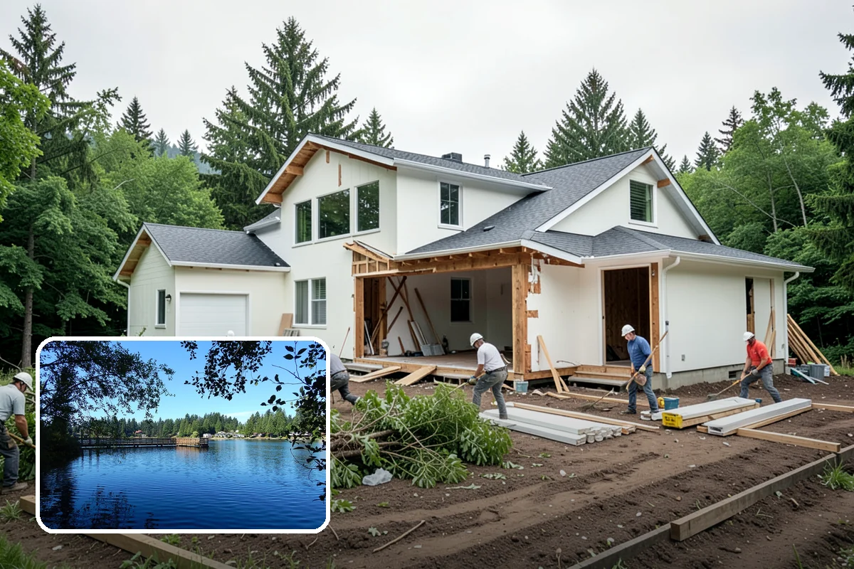 Garage Attic Storage in Federal Way, King County, WA - Uses otherwise wasted overhead space