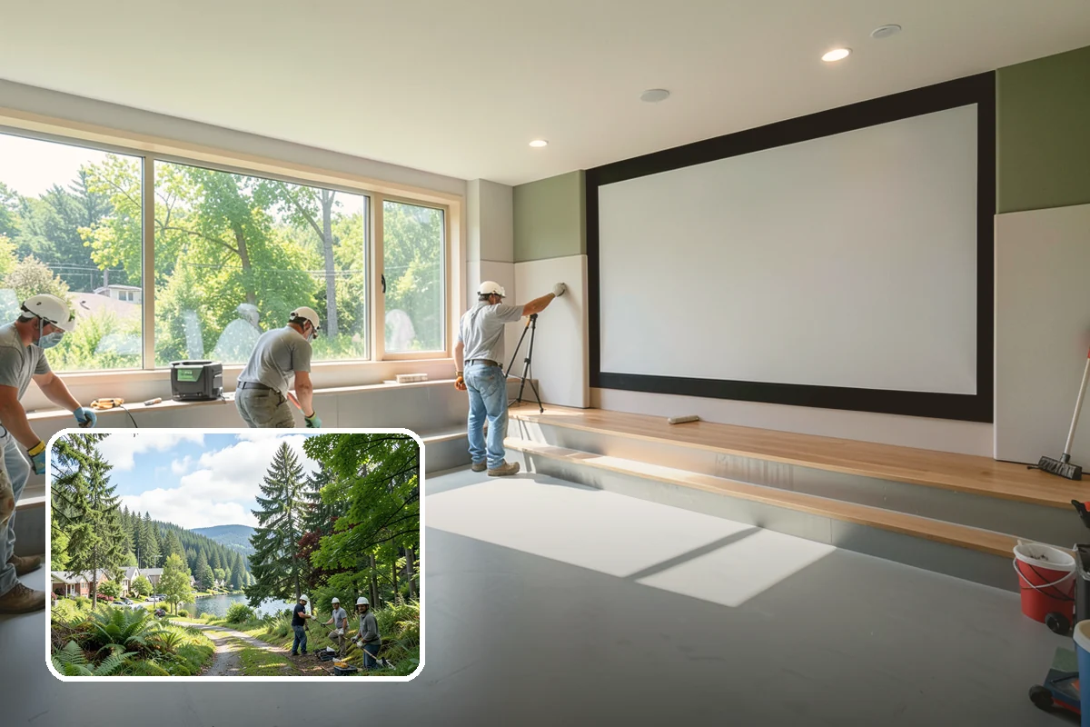 Garage Attic Storage in Lake Forest Park, King County, WA - Uses otherwise wasted overhead space