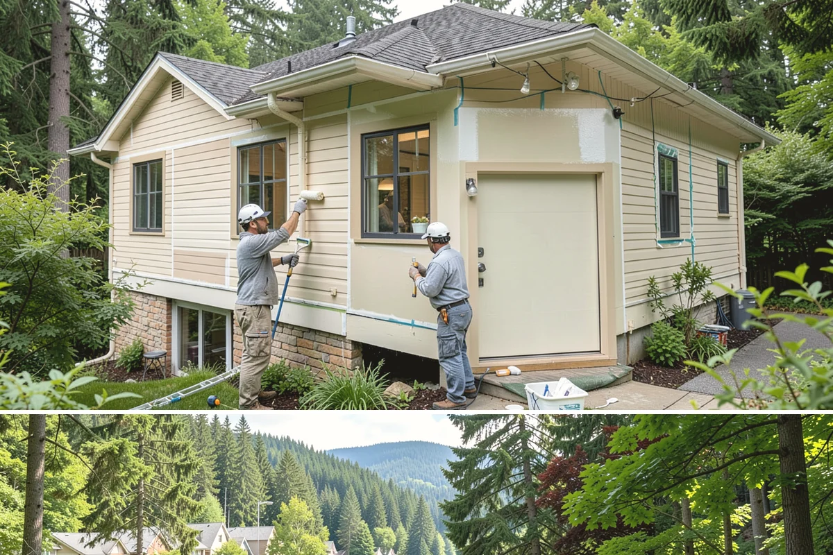 Garage Attic Storage in Lake Forest Park, King County, WA - Overhead storage work happens year-round indoors, with fall a common choice for stowing summer gear before the wet season arrives.