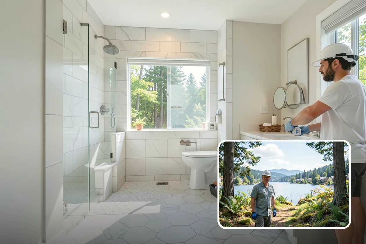 Garage Attic Storage in Milton, King County, WA - Uses otherwise wasted overhead space