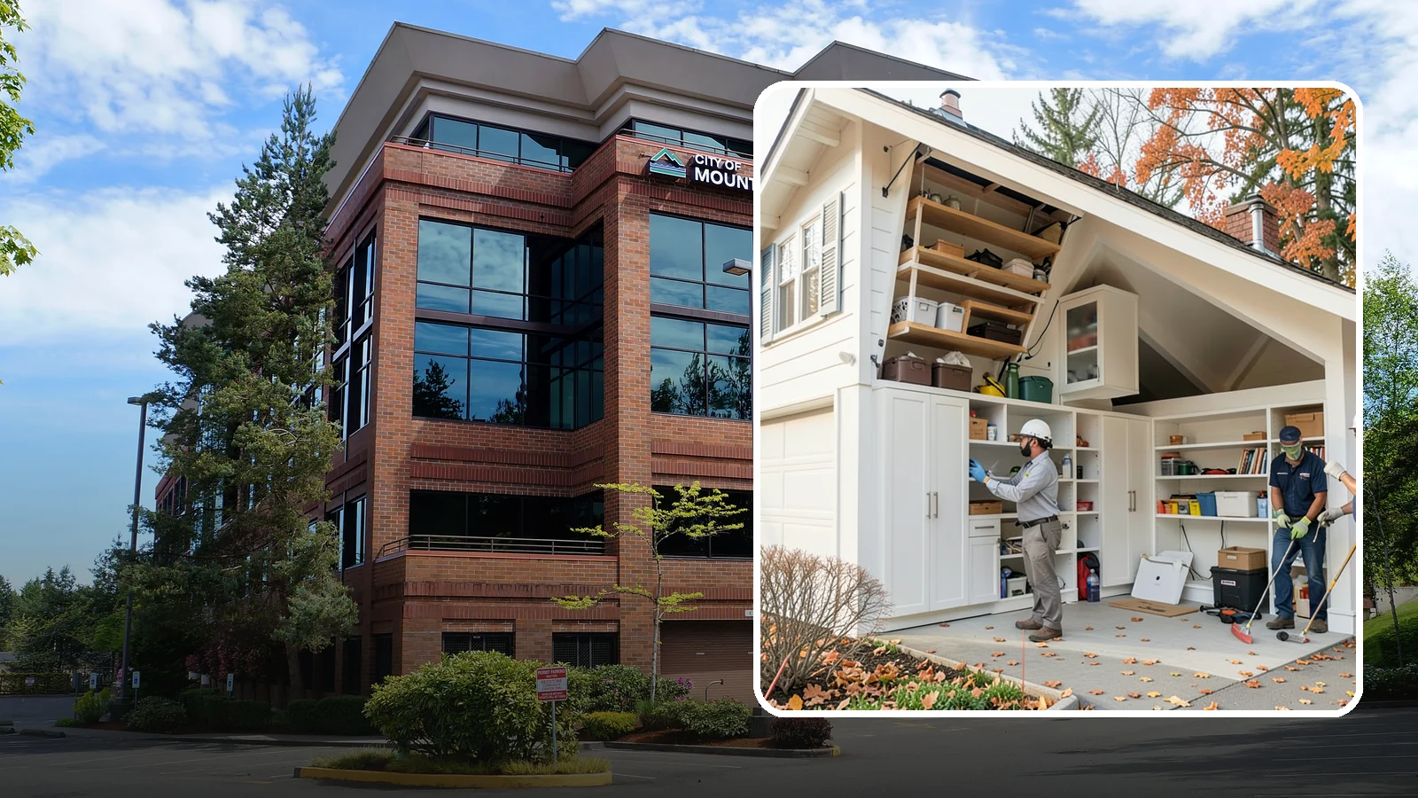 Garage Attic Storage in Mountlake Terrace, Snohomish County, WA - Adding overhead attic storage and access to capture unused space above the garage.