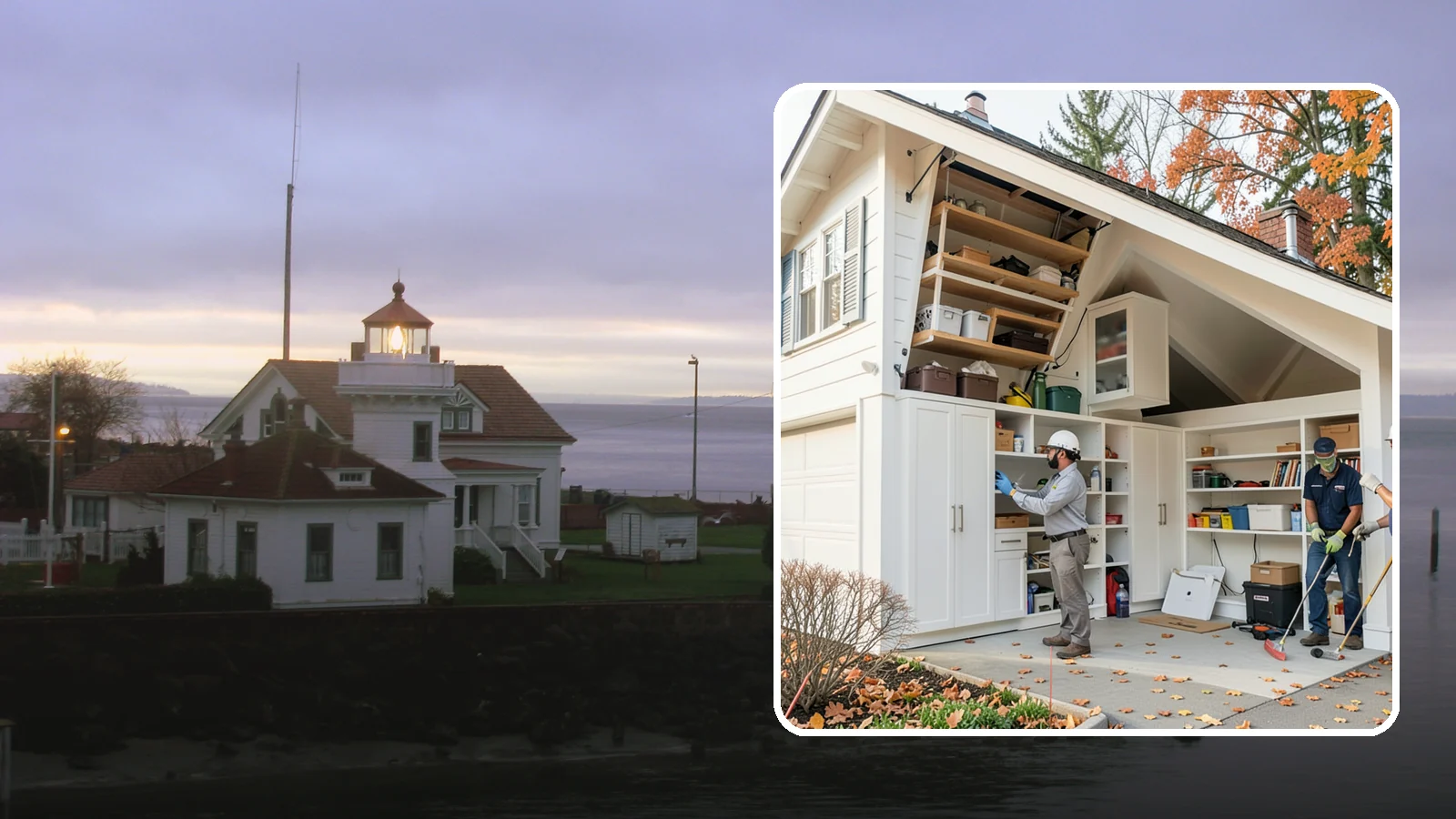 Garage Attic Storage in Mukilteo, Snohomish County, WA - Adding overhead attic storage and access to capture unused space above the garage.