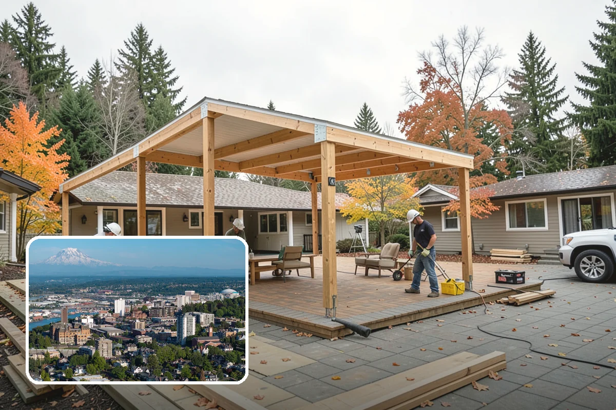 Garage Attic Storage in Tacoma, Pierce County, WA - Uses otherwise wasted overhead space