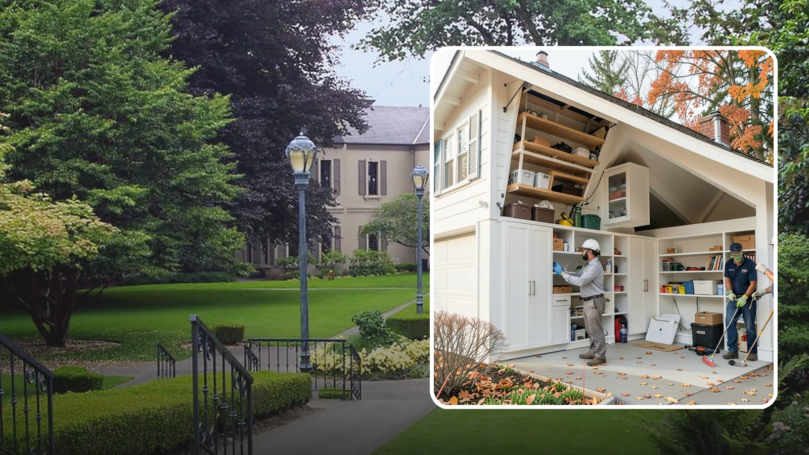 Garage Attic Storage in Woodinville, King County, WA - Adding overhead attic storage and access to capture unused space above the garage.