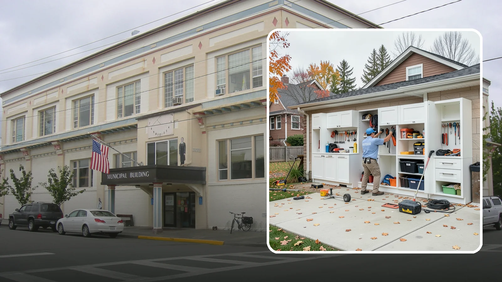 Garage Cabinet Installation in Anacortes, Skagit County, WA - Installing durable garage cabinets that enclose clutter and shield contents from dust and dampness.