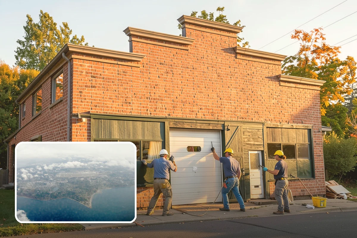Garage Cabinet Installation in Burien, King County, WA - Hides clutter behind clean doors