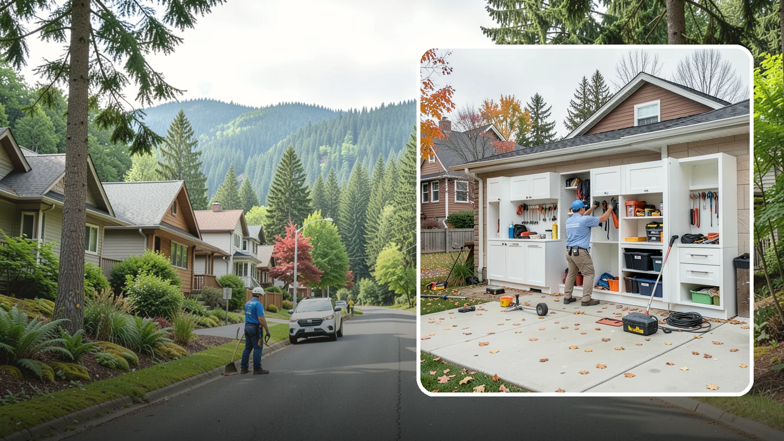 Garage Cabinet Installation in Darrington, Snohomish County, WA - Installing durable garage cabinets that enclose clutter and shield contents from dust and dampness.