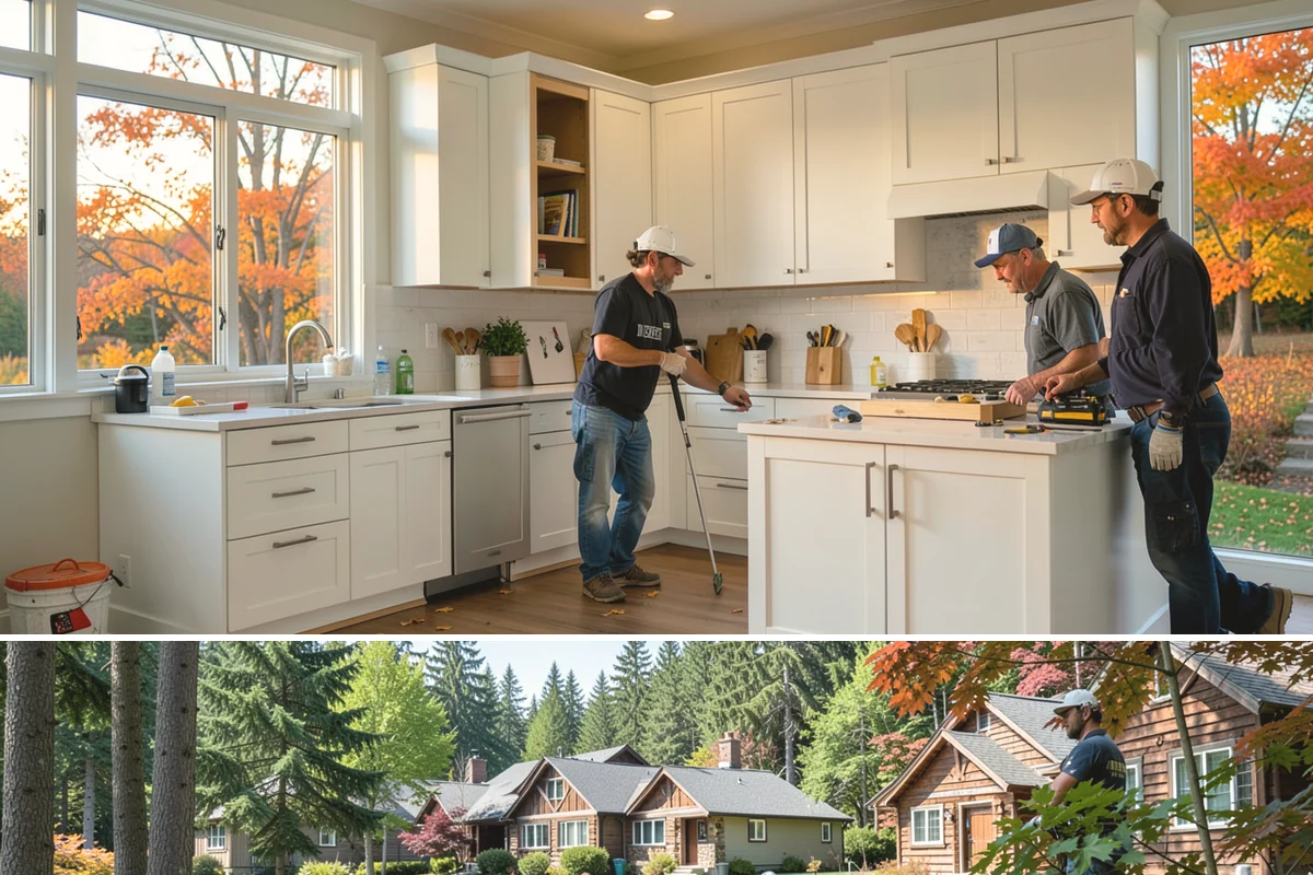 Garage Cabinet Installation in Edgewood, Pierce County, WA - Cabinet installs run year-round indoors, and many homeowners schedule them alongside other off-season garage upgrades.
