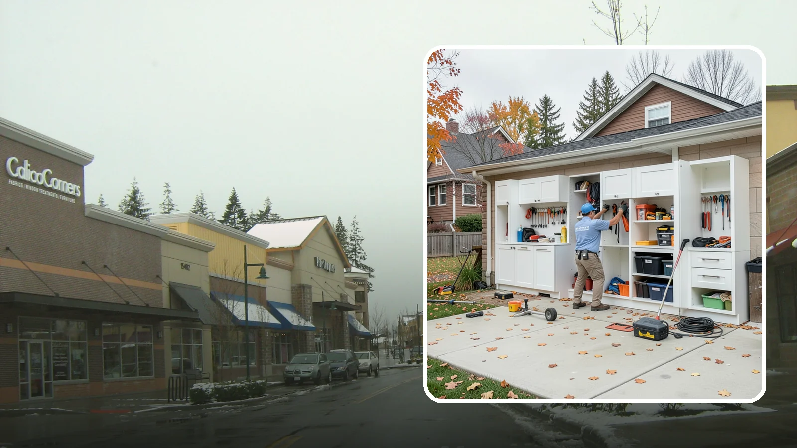 Garage Cabinet Installation in Mill Creek, Snohomish County, WA - Installing durable garage cabinets that enclose clutter and shield contents from dust and dampness.