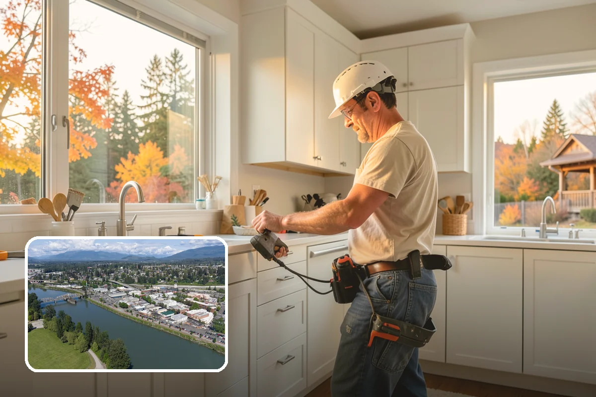 Garage Cabinet Installation in Mount Vernon, Skagit County, WA - Hides clutter behind clean doors
