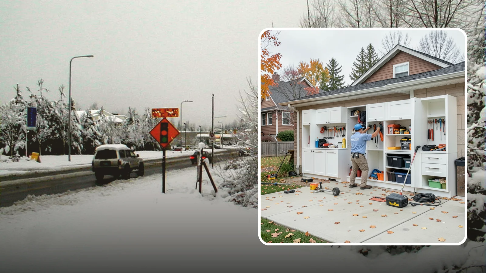 Garage Cabinet Installation in Newcastle, King County, WA - Installing durable garage cabinets that enclose clutter and shield contents from dust and dampness.