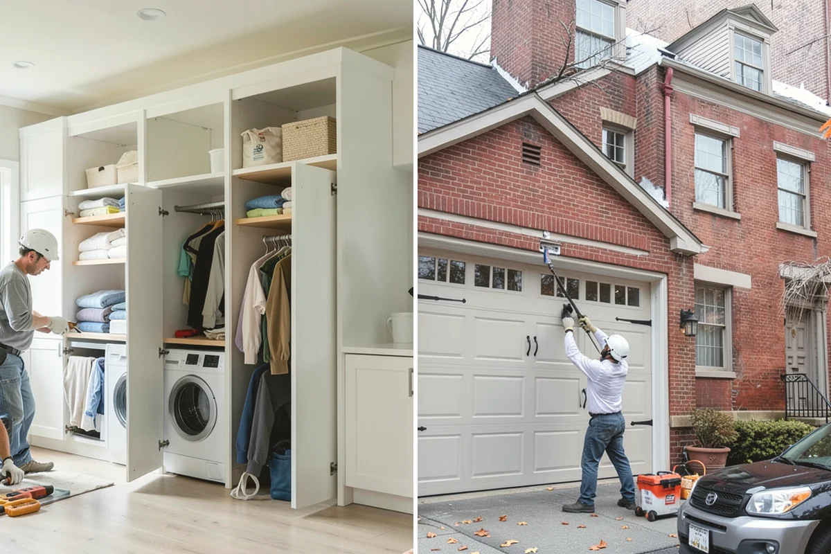Garage Cabinet Installation in Oak Harbor, Island County, WA - Plan cabinet layout and sizes