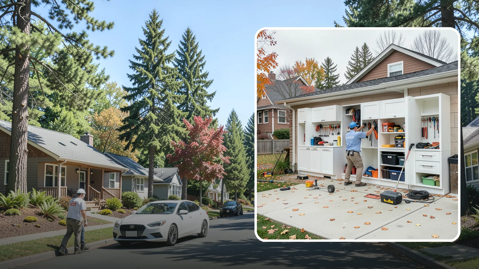 Garage Cabinet Installation in Orting, Pierce County, WA - Installing durable garage cabinets that enclose clutter and shield contents from dust and dampness.