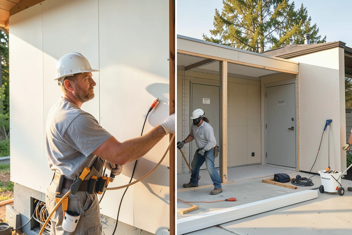 Garage Cabinet Installation in Renton, King County, WA - Plan cabinet layout and sizes