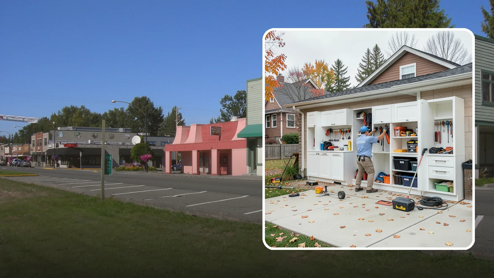 Garage Cabinet Installation in Snoqualmie, King County, WA - Installing durable garage cabinets that enclose clutter and shield contents from dust and dampness.