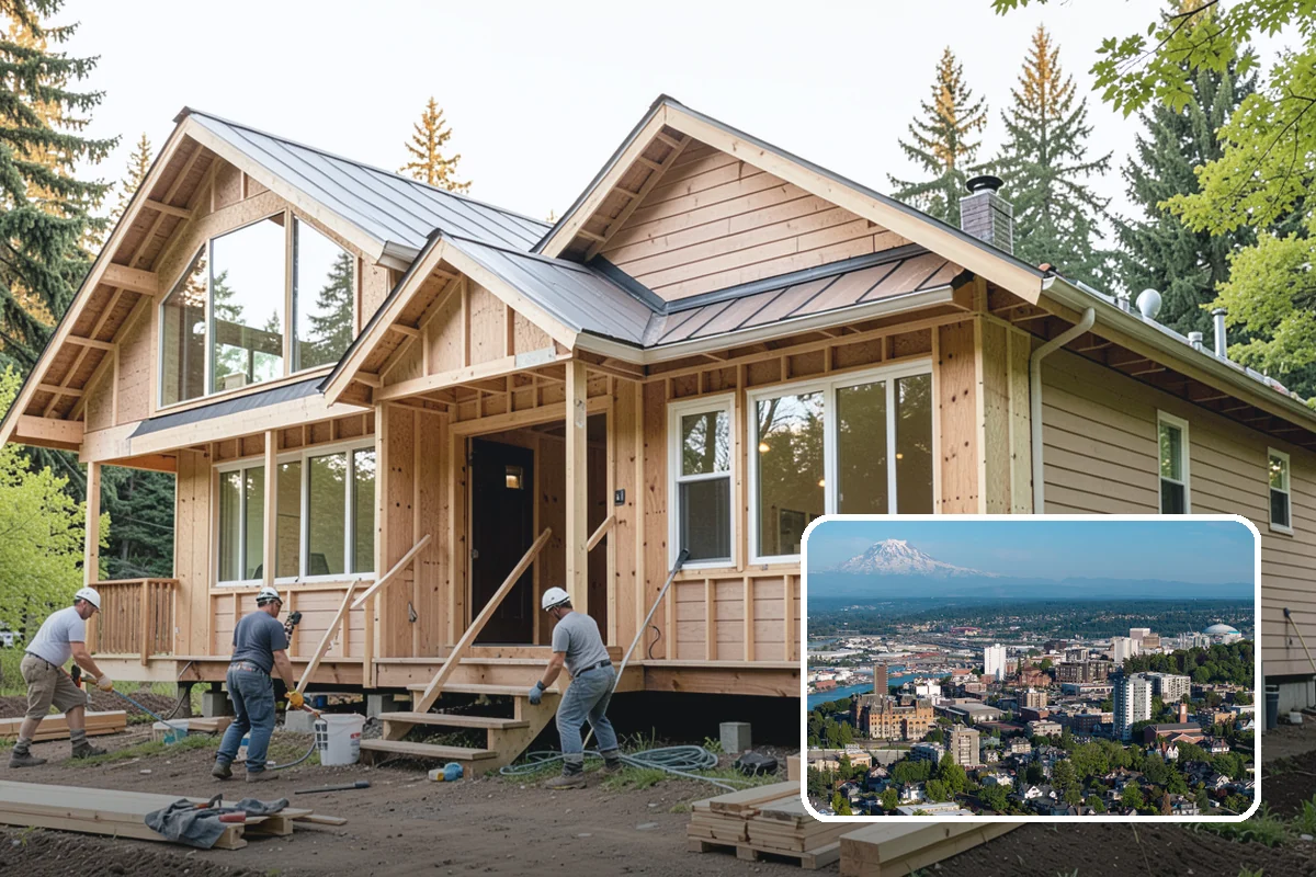 Garage Cabinet Installation in Tacoma, Pierce County, WA - Hides clutter behind clean doors