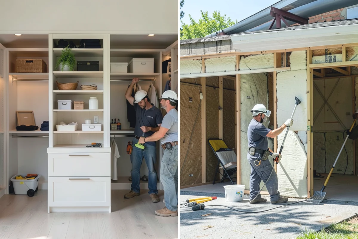 Garage Cabinet Installation in Woodinville, King County, WA - Plan cabinet layout and sizes