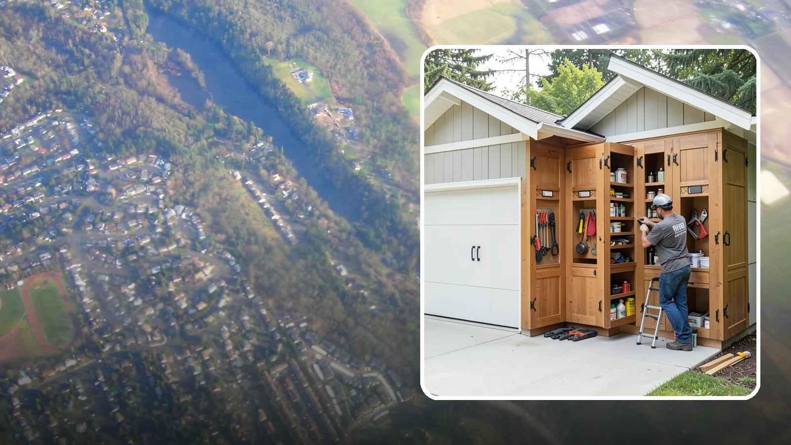 Garage Cabinetry in Algona, King County, WA - Installing rugged garage cabinetry that keeps tools, gear, and supplies organized and off the floor.