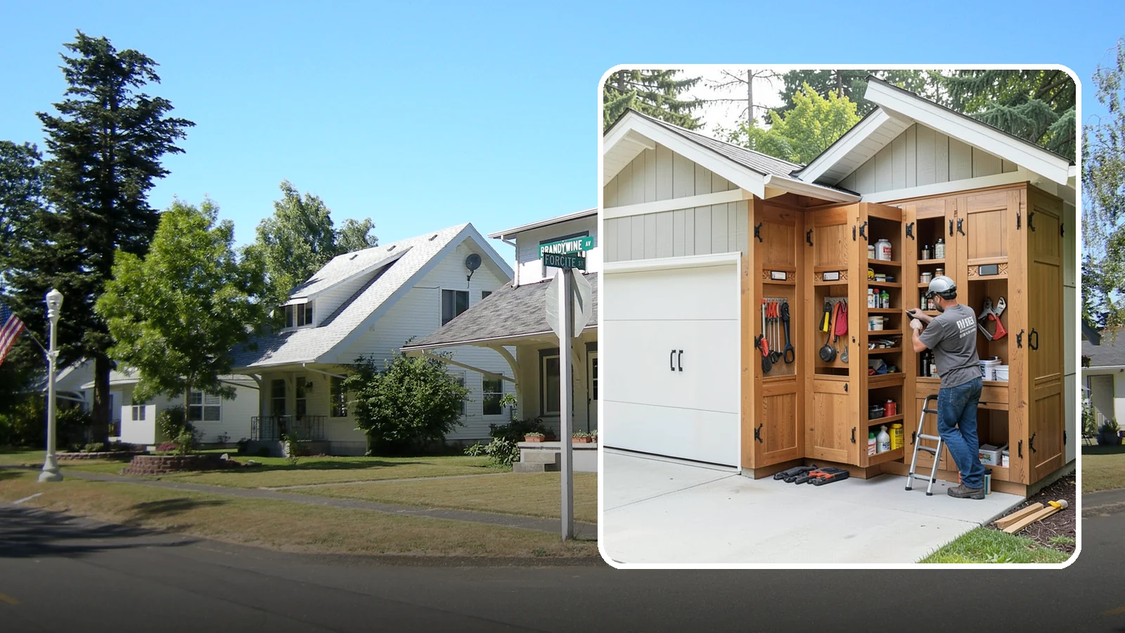 Garage Cabinetry in DuPont, Pierce County, WA - Installing rugged garage cabinetry that keeps tools, gear, and supplies organized and off the floor.