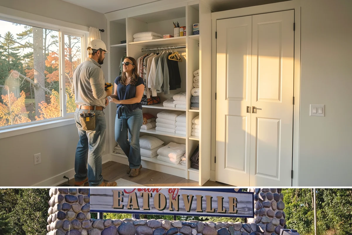 Garage Cabinetry in Eatonville, Pierce County, WA - Garage cabinetry can be installed year-round, with mild, dry days ideal if the garage stays open during work.