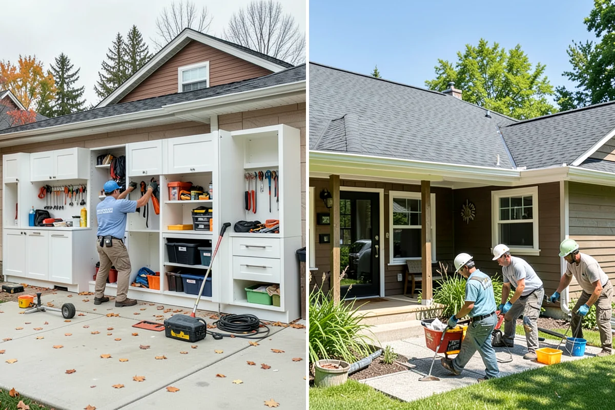 Garage Cabinetry in Fircrest, Pierce County, WA - Plan the layout around vehicles and workspace