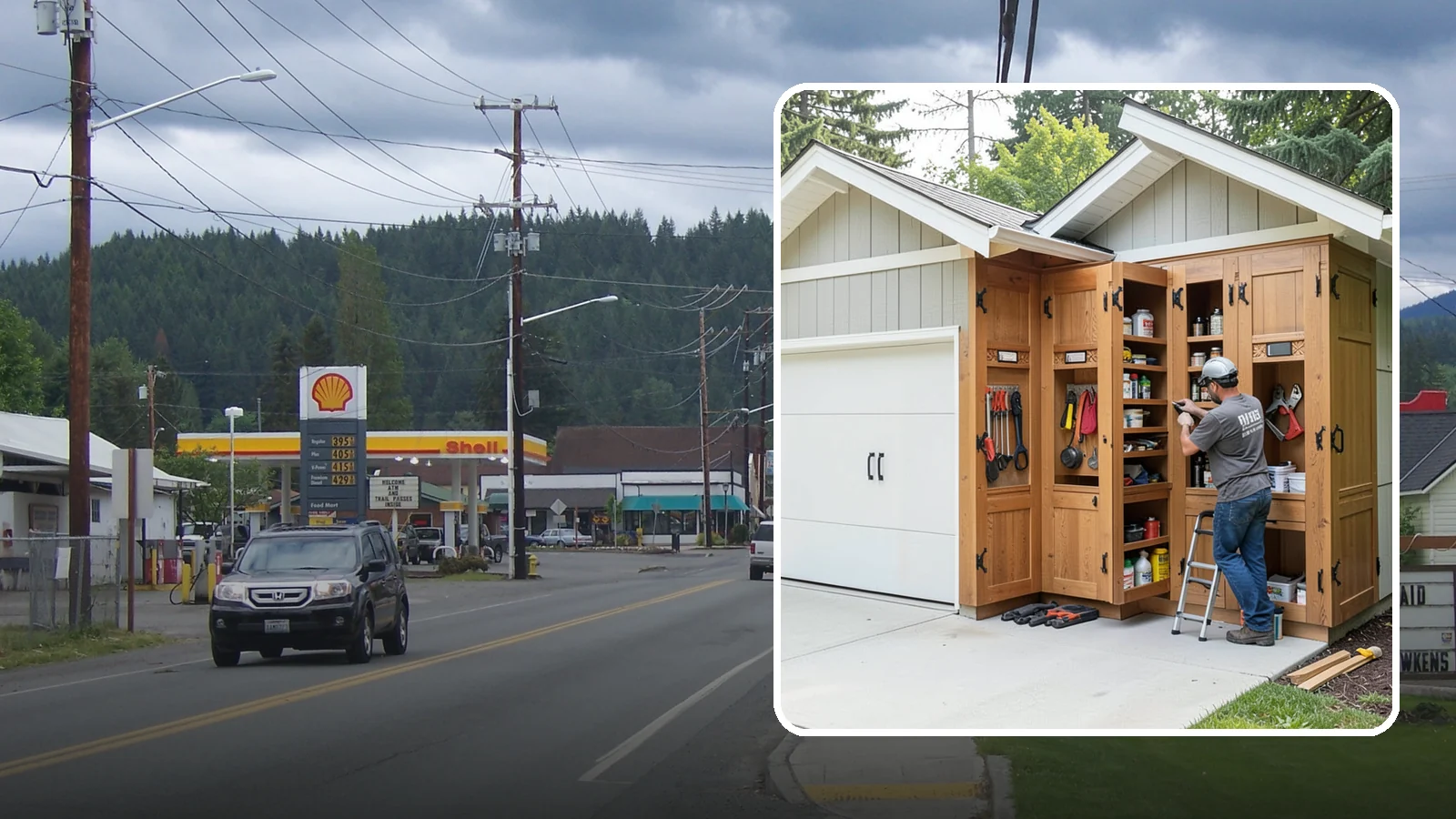 Garage Cabinetry in Granite Falls, Snohomish County, WA - Installing rugged garage cabinetry that keeps tools, gear, and supplies organized and off the floor.