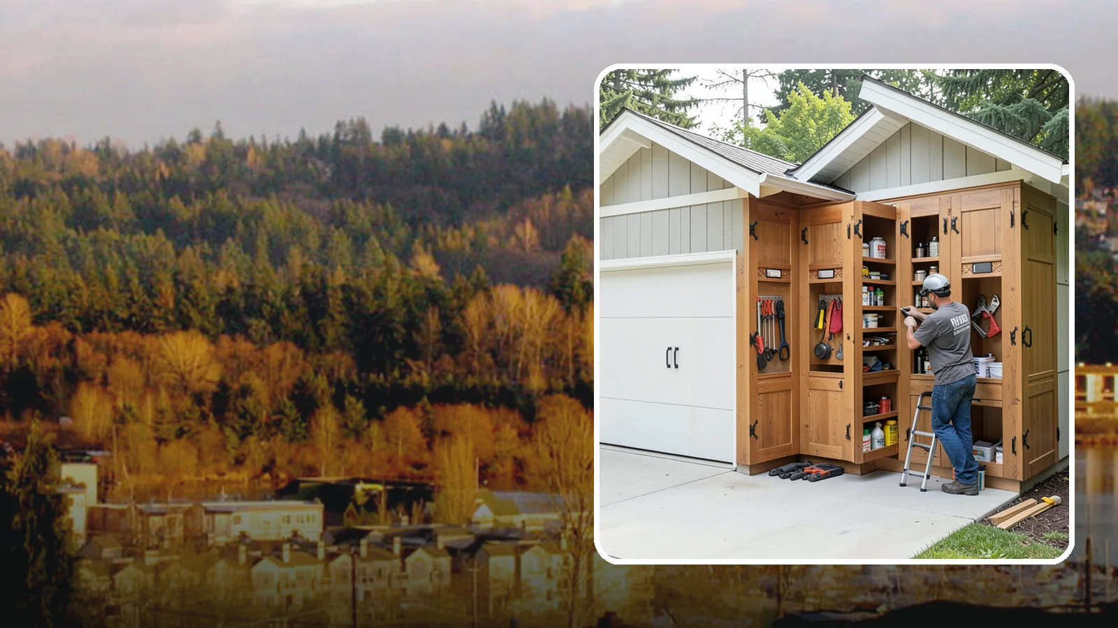 Garage Cabinetry in Kenmore, King County, WA - Installing rugged garage cabinetry that keeps tools, gear, and supplies organized and off the floor.