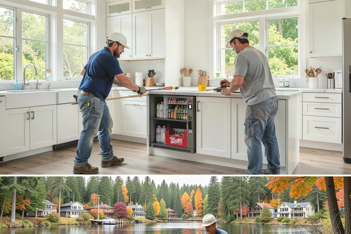 Garage Cabinetry in La Conner, Skagit County, WA - Garage cabinetry can be installed year-round, with mild, dry days ideal if the garage stays open during work.