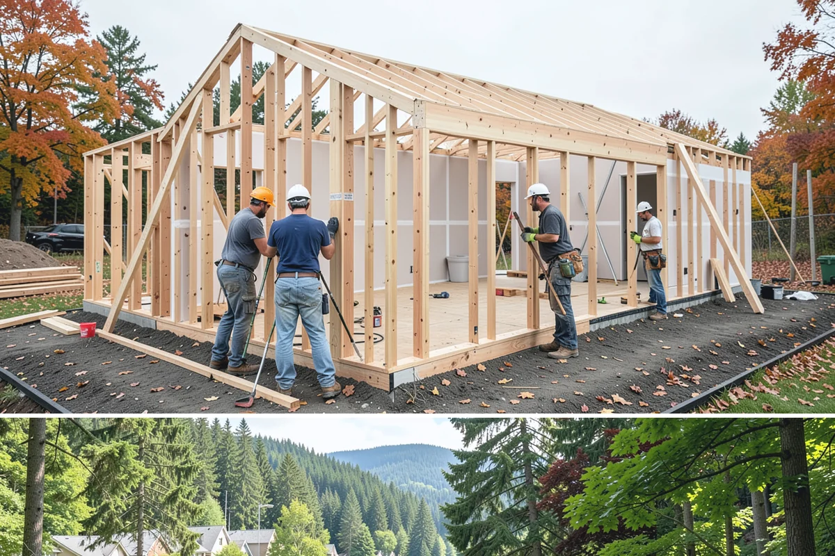 Garage Cabinetry in Lake Forest Park, King County, WA - Garage cabinetry can be installed year-round, with mild, dry days ideal if the garage stays open during work.