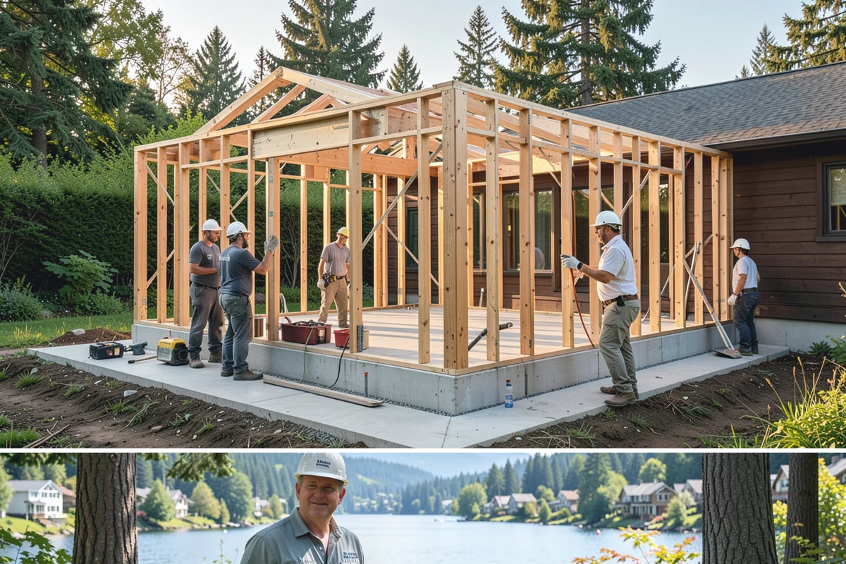 Garage Cabinetry in Milton, King County, WA - Garage cabinetry can be installed year-round, with mild, dry days ideal if the garage stays open during work.