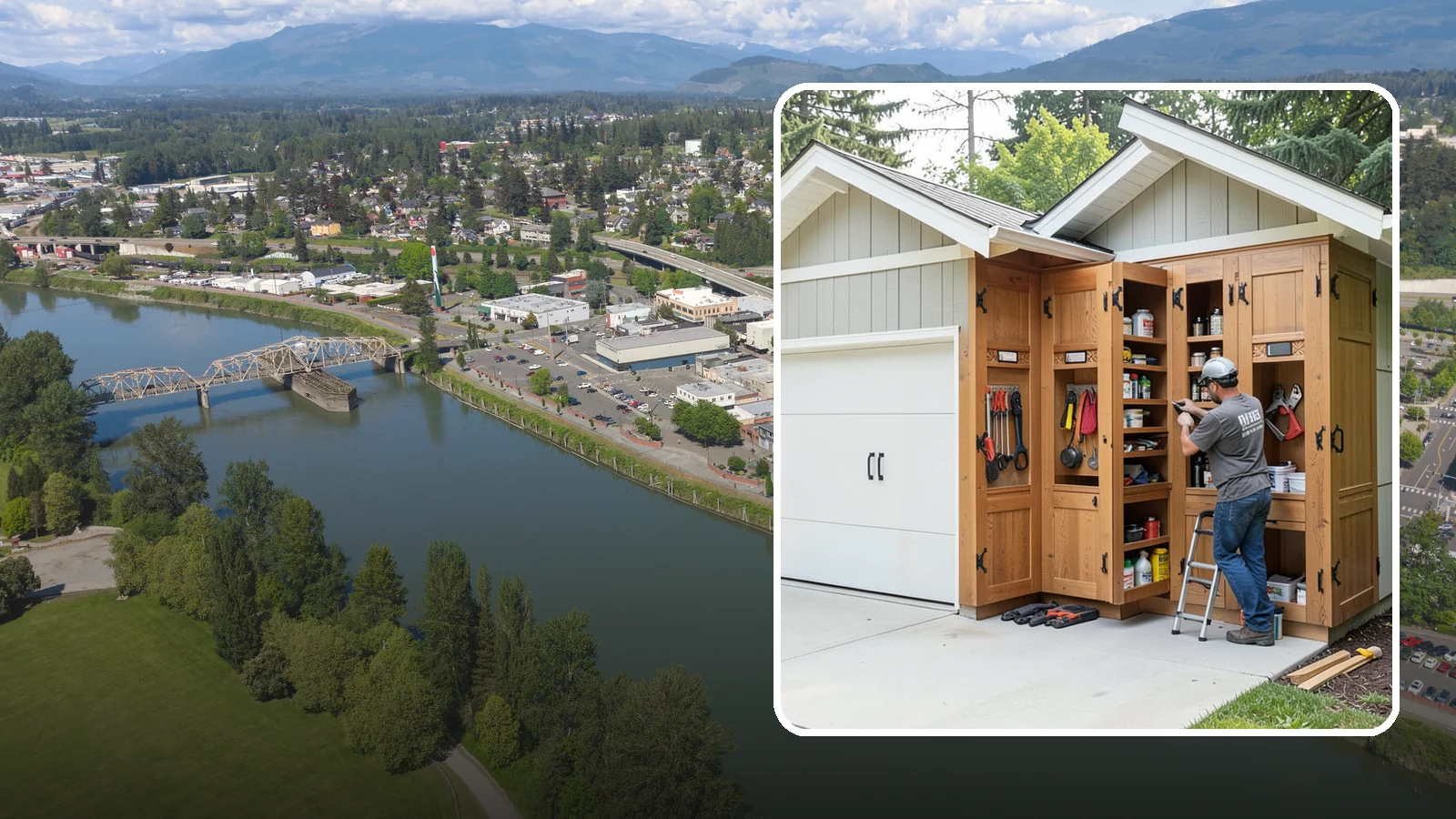 Garage Cabinetry in Mount Vernon, Skagit County, WA - Installing rugged garage cabinetry that keeps tools, gear, and supplies organized and off the floor.