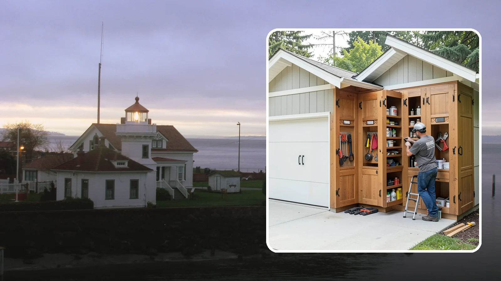 Garage Cabinetry in Mukilteo, Snohomish County, WA - Installing rugged garage cabinetry that keeps tools, gear, and supplies organized and off the floor.