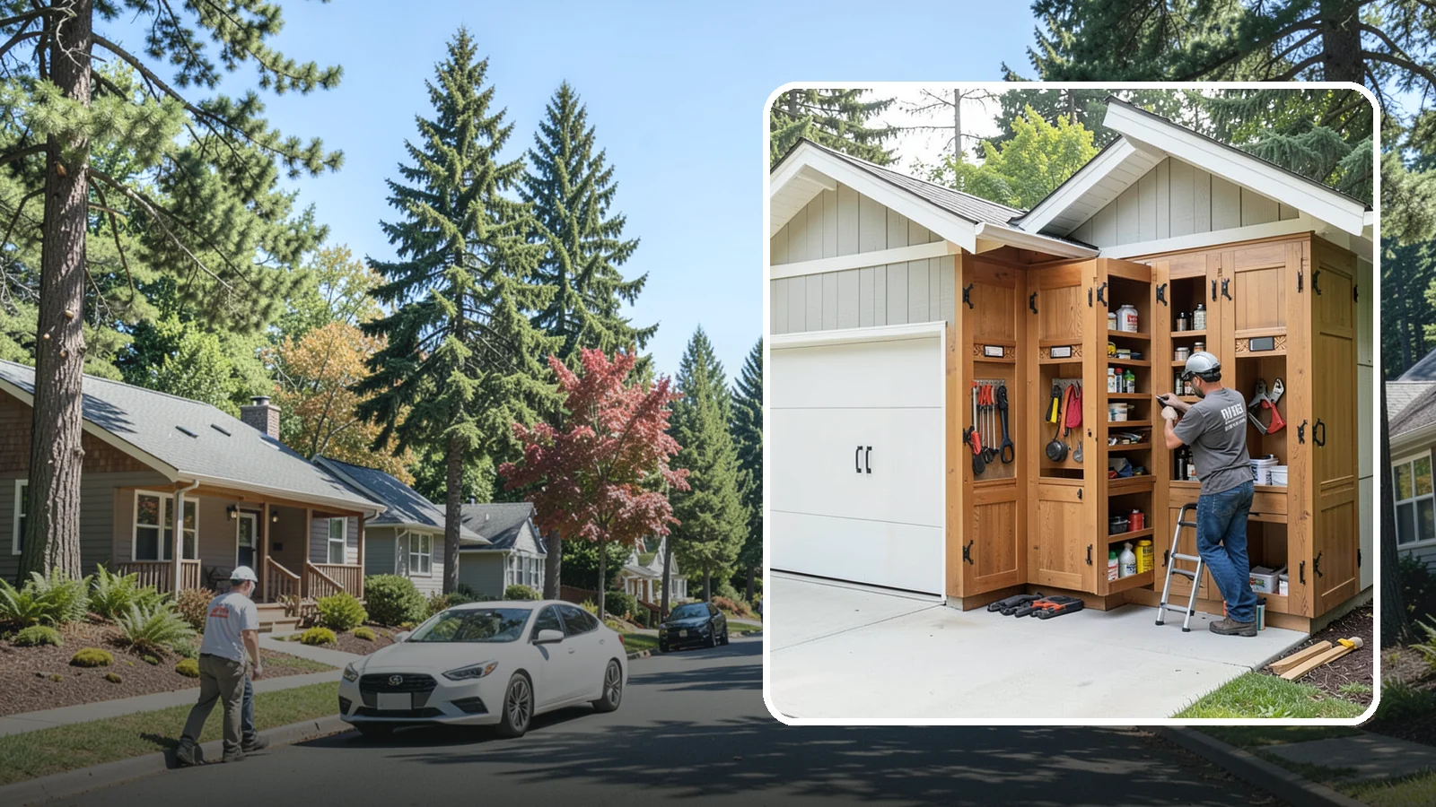 Garage Cabinetry in Orting, Pierce County, WA - Installing rugged garage cabinetry that keeps tools, gear, and supplies organized and off the floor.