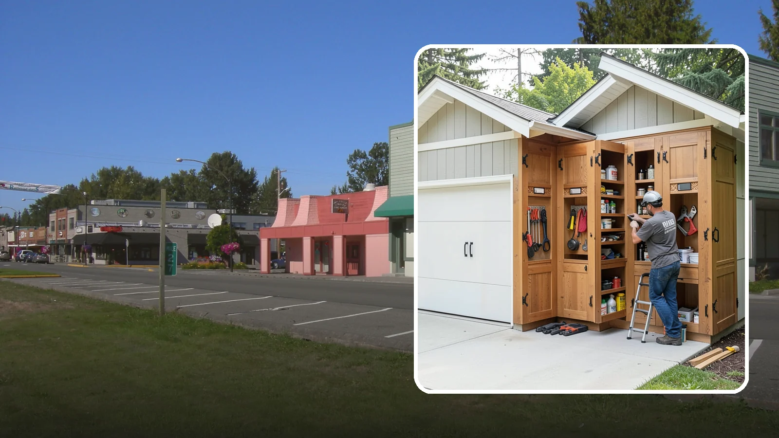 Garage Cabinetry in Snoqualmie, King County, WA - Installing rugged garage cabinetry that keeps tools, gear, and supplies organized and off the floor.