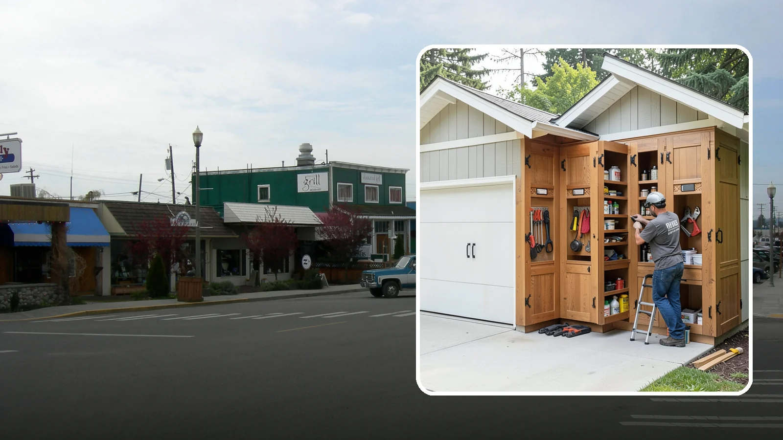 Garage Cabinetry in Stanwood, Snohomish County, WA - Installing rugged garage cabinetry that keeps tools, gear, and supplies organized and off the floor.