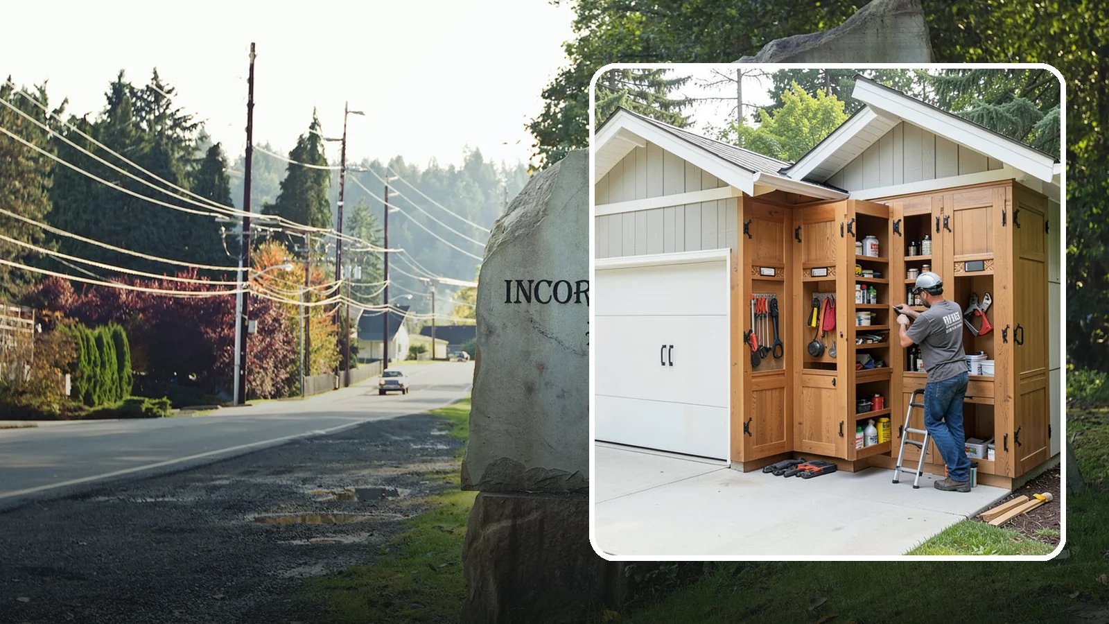 Garage Cabinetry in Wilkeson, Pierce County, WA - Installing rugged garage cabinetry that keeps tools, gear, and supplies organized and off the floor.
