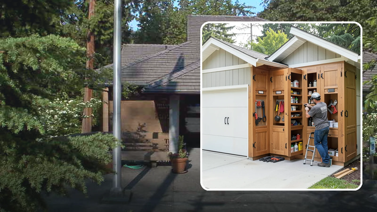 Garage Cabinetry in Yarrow Point, King County, WA - Installing rugged garage cabinetry that keeps tools, gear, and supplies organized and off the floor.
