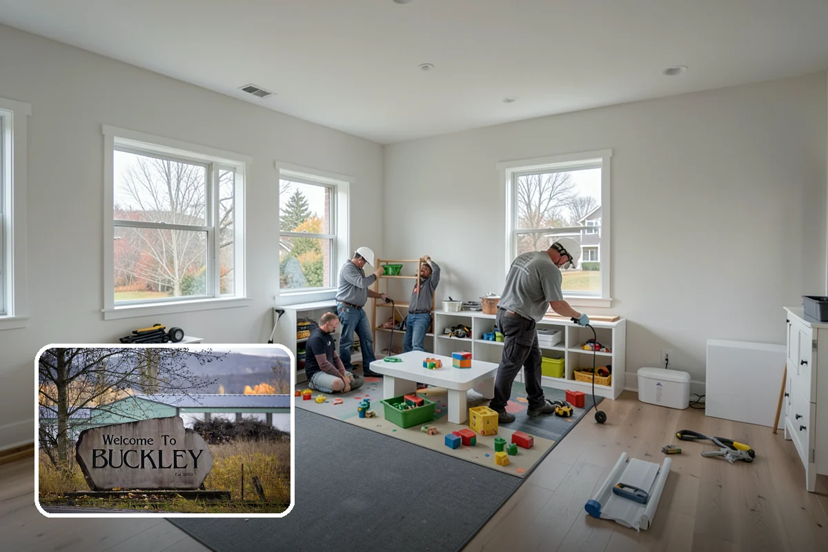 Garage Conversion in Buckley, Pierce County, WA - Adds legal living area without a full addition