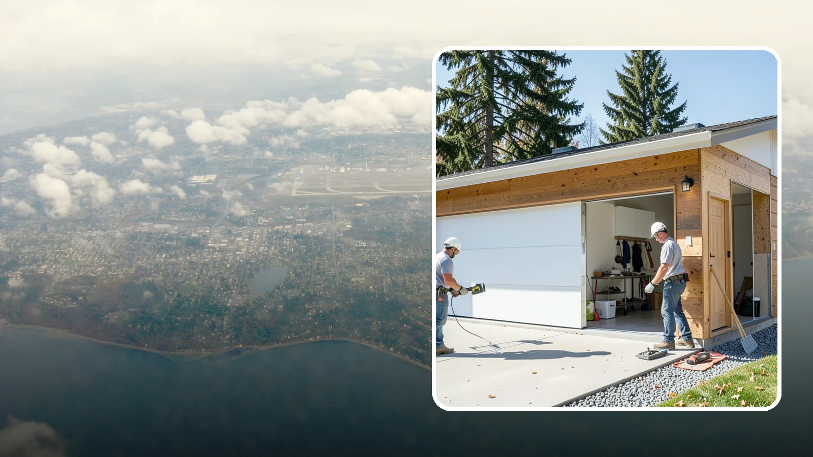 Garage Conversion in Burien, King County, WA - Converting an attached or detached garage into fully livable, heated, and code-compliant space.
