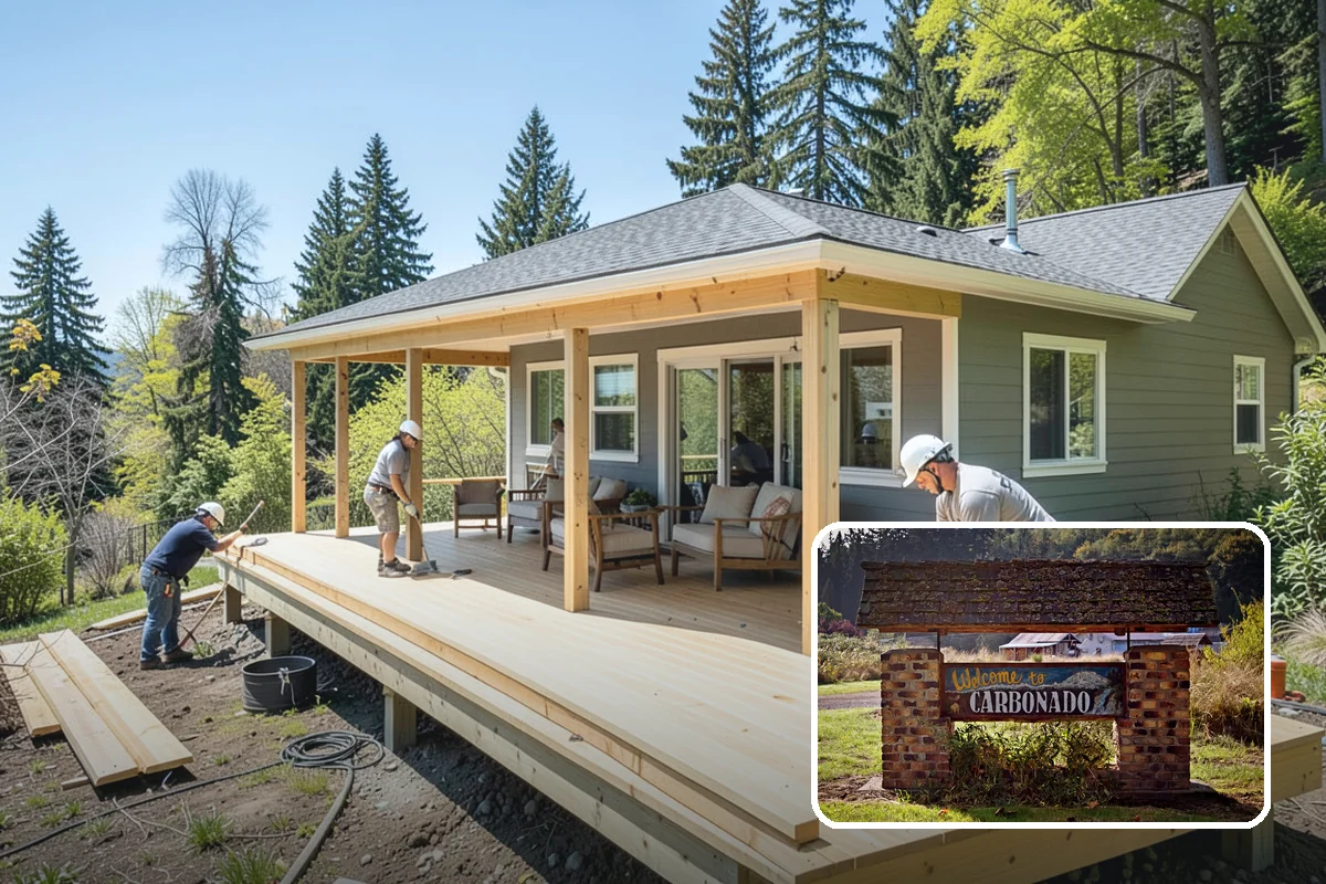 Garage Conversion in Carbonado, Pierce County, WA - Adds legal living area without a full addition