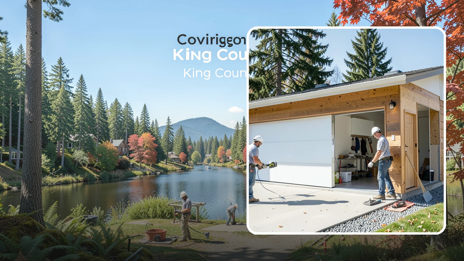 Garage Conversion in Covington, King County, WA - Converting an attached or detached garage into fully livable, heated, and code-compliant space.