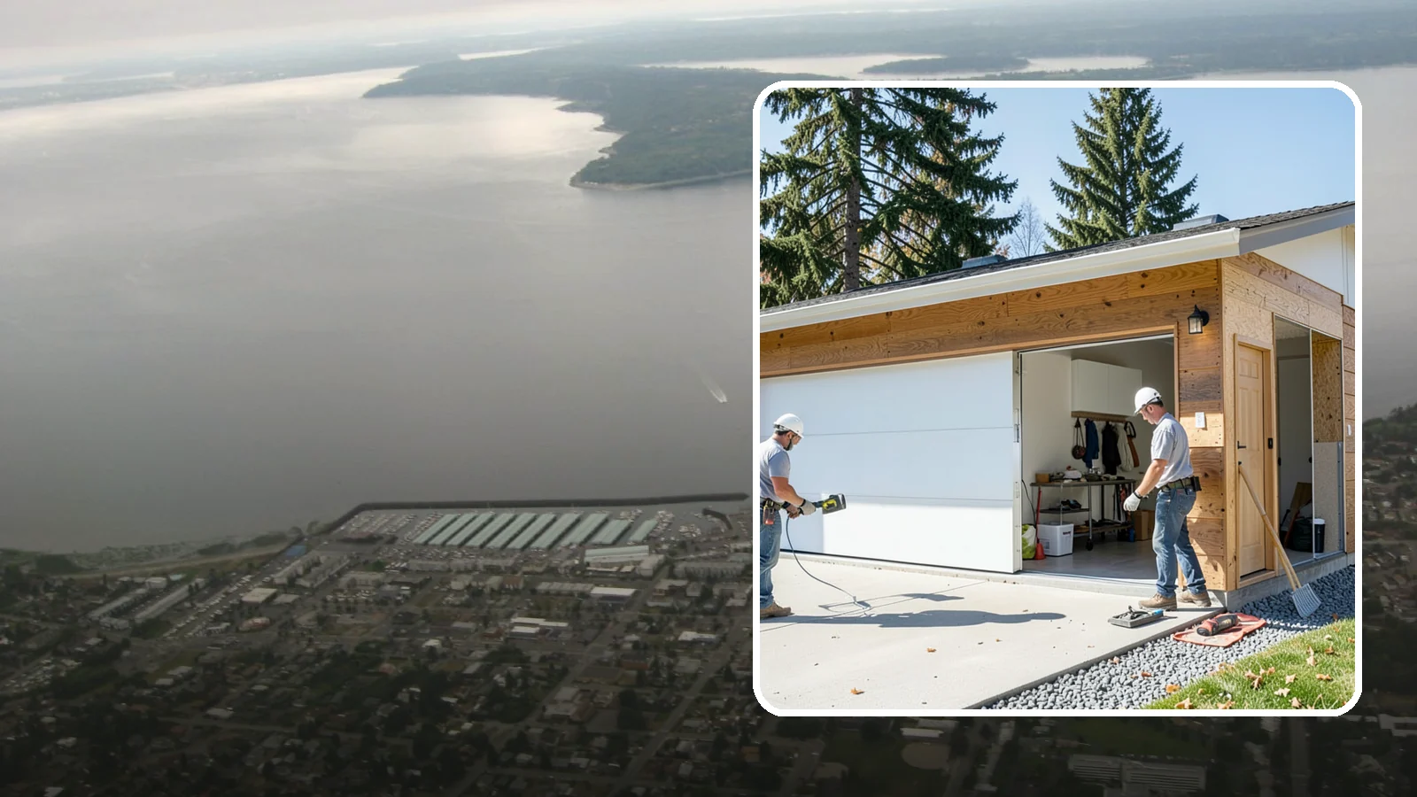 Garage Conversion in Des Moines, King County, WA - Converting an attached or detached garage into fully livable, heated, and code-compliant space.