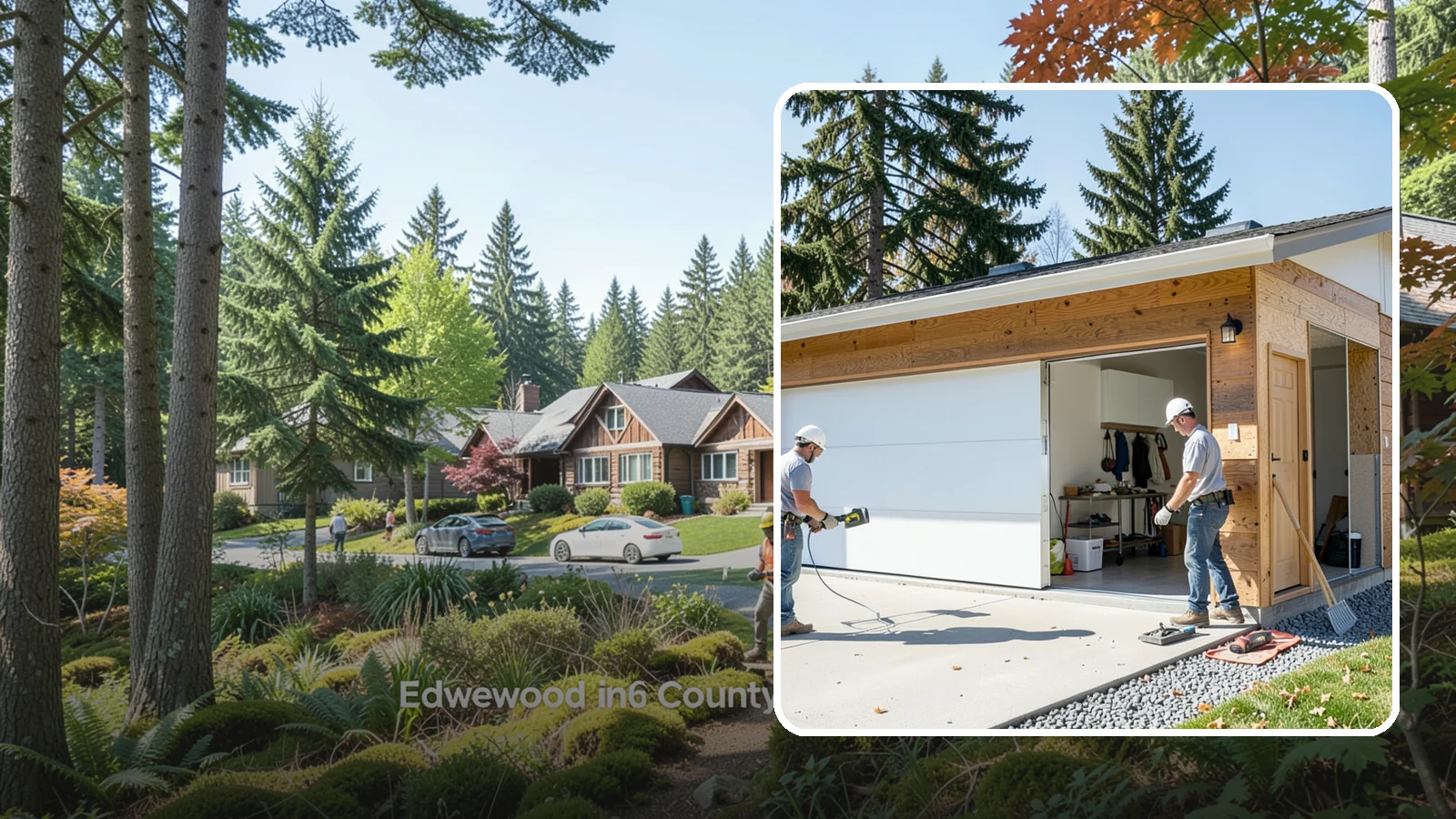 Garage Conversion in Edgewood, Pierce County, WA - Converting an attached or detached garage into fully livable, heated, and code-compliant space.