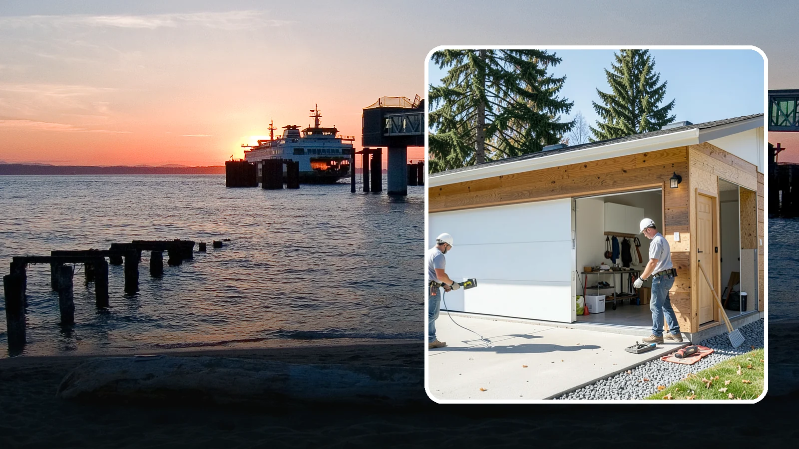 Garage Conversion in Edmonds, Snohomish County, WA - Converting an attached or detached garage into fully livable, heated, and code-compliant space.