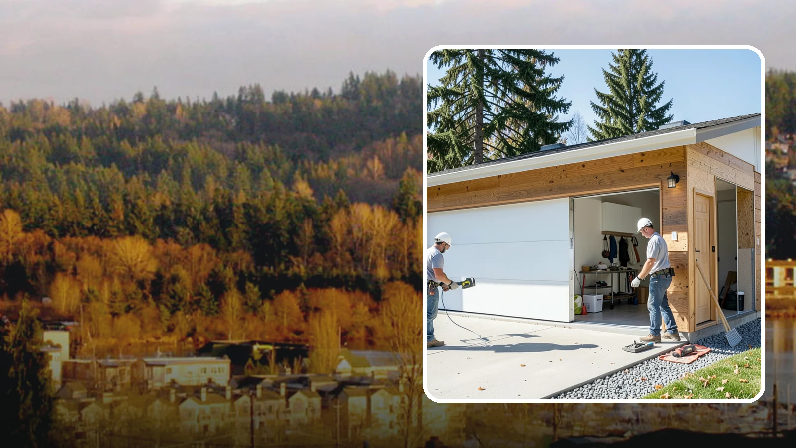 Garage Conversion in Kenmore, King County, WA - Converting an attached or detached garage into fully livable, heated, and code-compliant space.