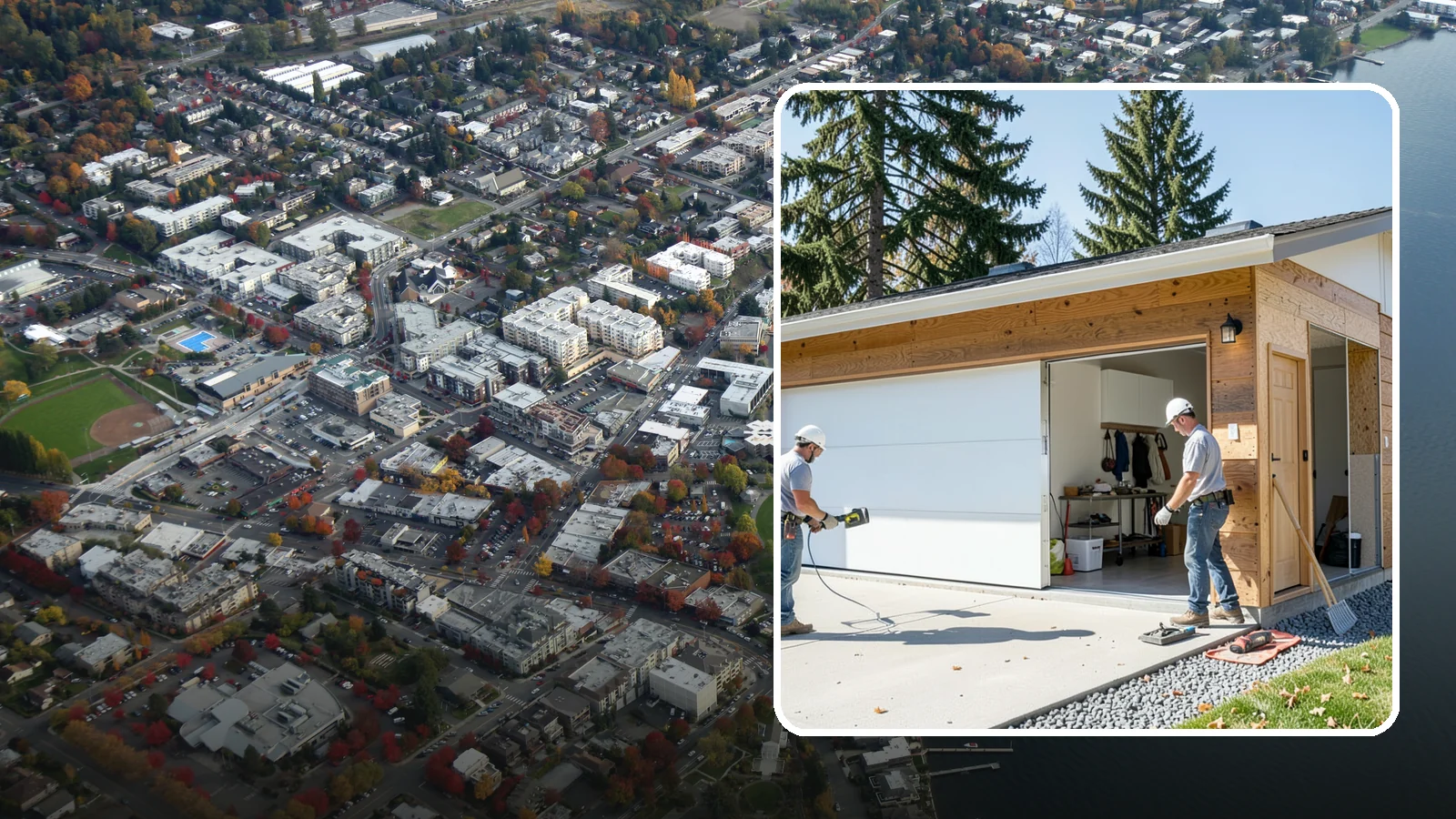 Garage Conversion in Kirkland, King County, WA - Converting an attached or detached garage into fully livable, heated, and code-compliant space.