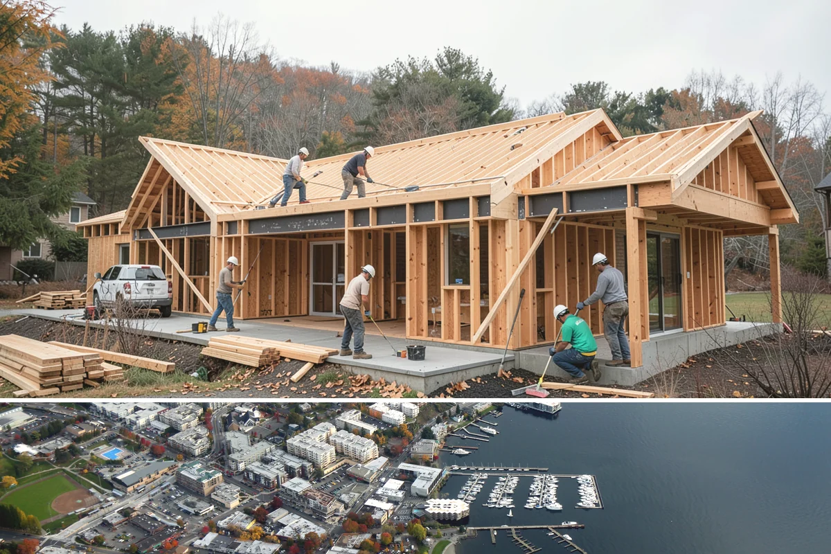 Garage Conversion in Kirkland, King County, WA - Conversions can begin any season, but exterior wall and window work goes smoother during drier summer months when the envelope is...